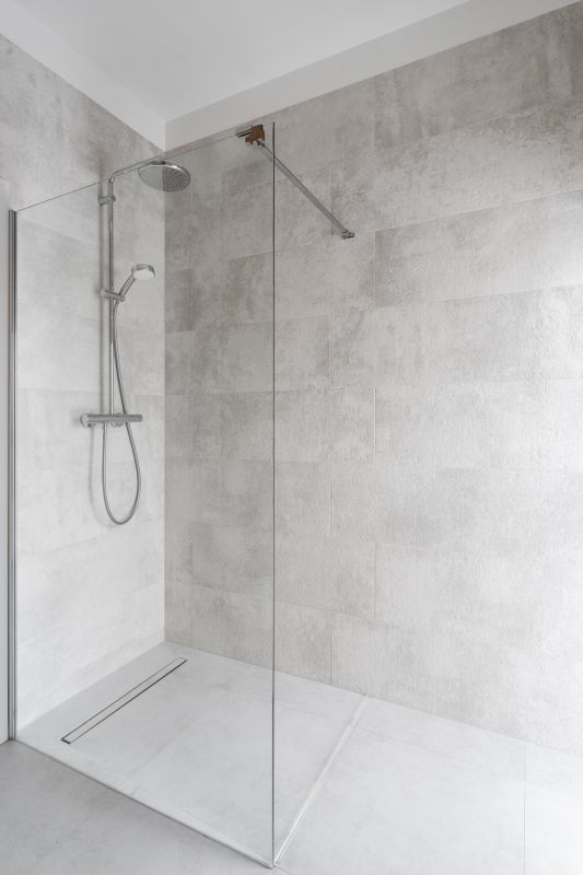 Open Concept Shower Space